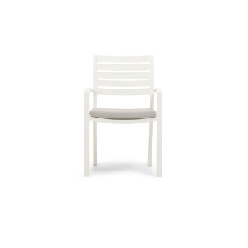 Venus Outdoor Dining Chair, White