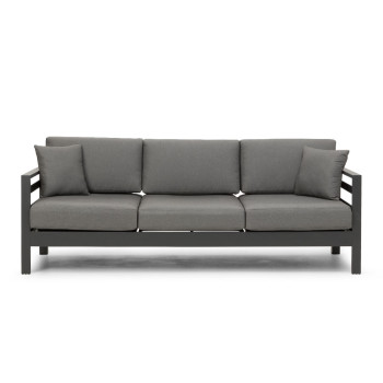 Venus Outdoor 3 Seater Sunlounger, Gunmetal