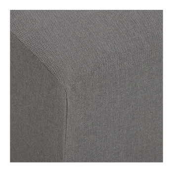 Sassy Outdoor Footstool, Venus Dark Grey