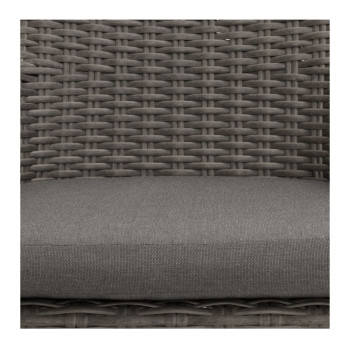 Capri Outdoor Dining Chair, Gunmetal