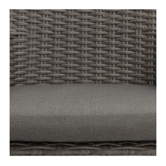 Capri Outdoor Dining Chair, Gunmetal