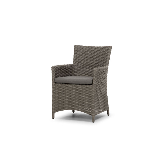 Capri Outdoor Dining Chair, Gunmetal