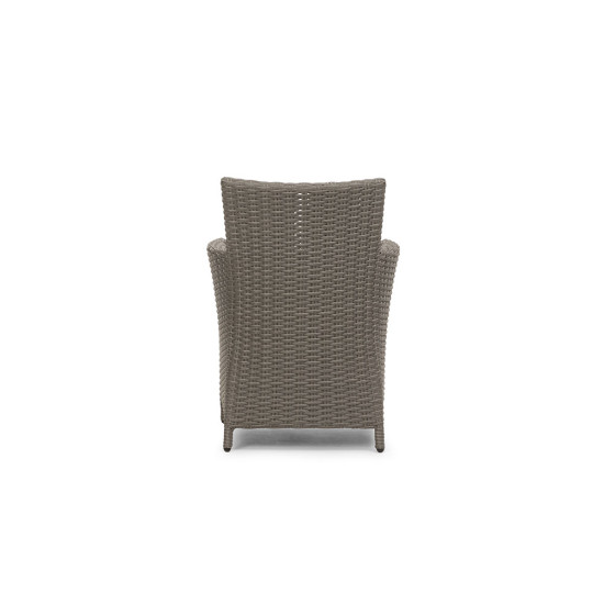Capri Outdoor Dining Chair, Gunmetal