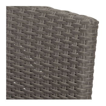 Capri Outdoor Dining Chair, Gunmetal