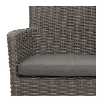 Capri Outdoor Dining Chair, Gunmetal