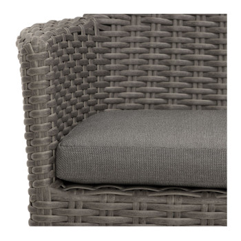 Capri Outdoor Dining Chair, Gunmetal