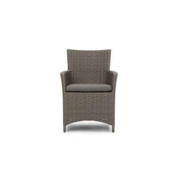 Capri Outdoor Dining Chair, Gunmetal