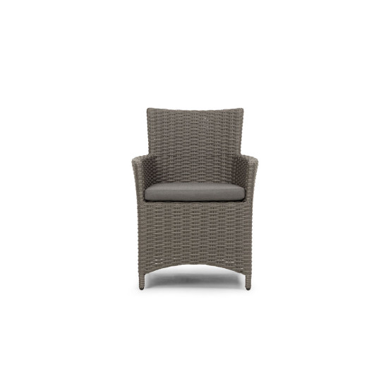 Capri Outdoor Dining Chair, Gunmetal