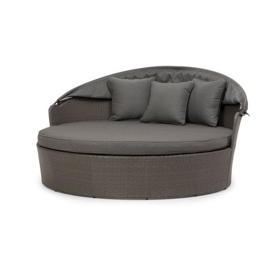 Capri Outdoor Daybed, Gunmetal