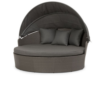 Capri Outdoor Daybed, Gunmetal