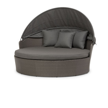 Capri Outdoor Daybed, Gunmetal