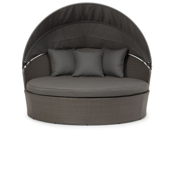 Capri Outdoor Daybed, Gunmetal