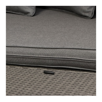 Capri Outdoor Daybed, Gunmetal