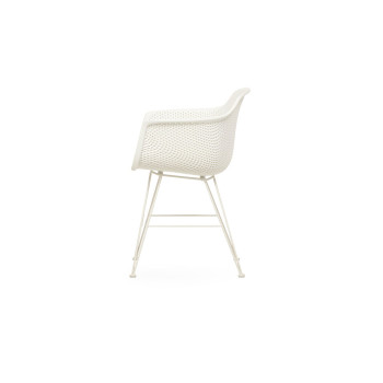 Lavender Outdoor Dining Chair, White