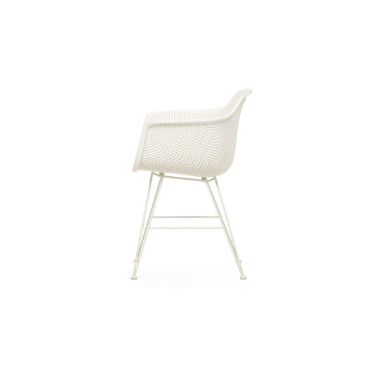 Lavender Outdoor Dining Chair, White