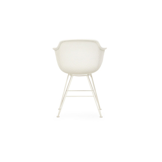 Lavender Outdoor Dining Chair, White
