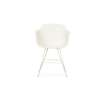 Lavender Outdoor Dining Chair, White