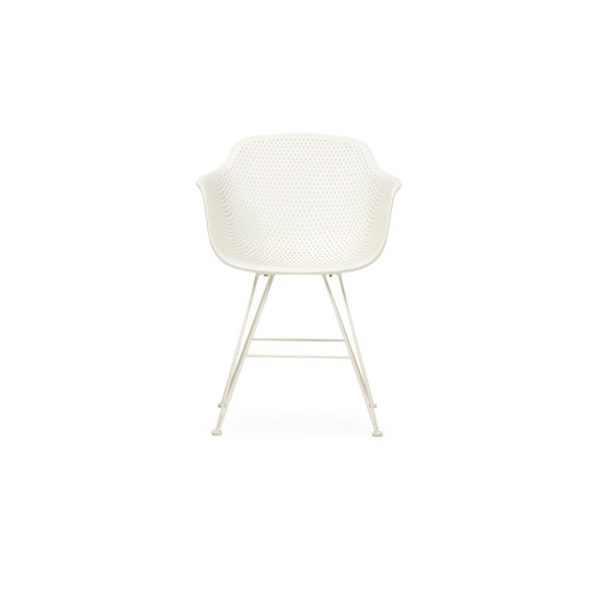 Lavender Outdoor Dining Chair, White