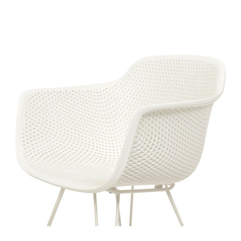 Lavender Outdoor Dining Chair, White