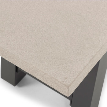 Capri GRC Outdoor Bench Seat - W200, Gunmetal