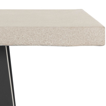 Capri GRC Outdoor Bench Seat - W160, Gunmetal