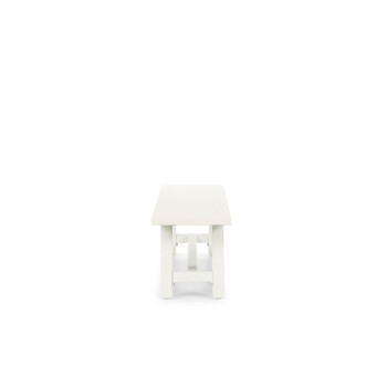 Capri GRC Outdoor Bench Seat - W200, White