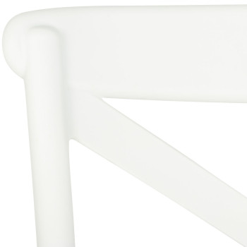 Maddox Outdoor Barstool, White