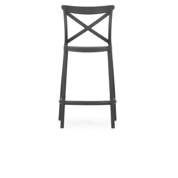 Maddox Outdoor Barstool, Charcoal