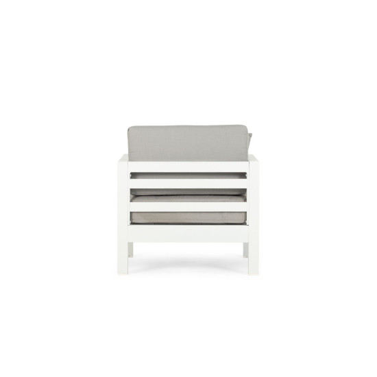 Venus Outdoor One Seater KD, White