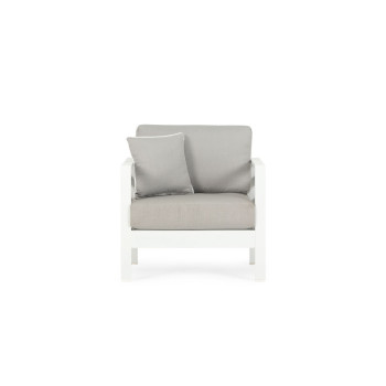 Venus Outdoor One Seater KD, White