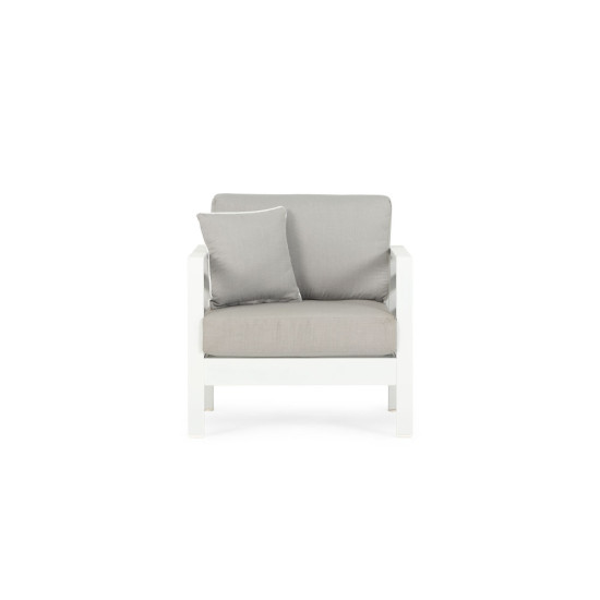 Venus Outdoor One Seater KD, White