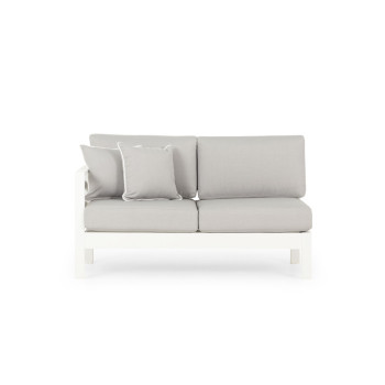 Venus Outdoor Modular 2 Seater 1 Arm LHF KD, White