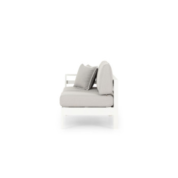 Venus Outdoor Modular 2 Seater 1 Arm LHF KD, White