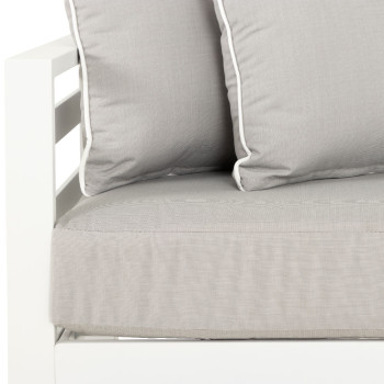 Venus Outdoor Modular 2 Seater 1 Arm LHF KD, White