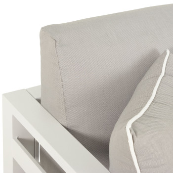 Venus Outdoor Modular 2 Seater 1 Arm LHF KD, White