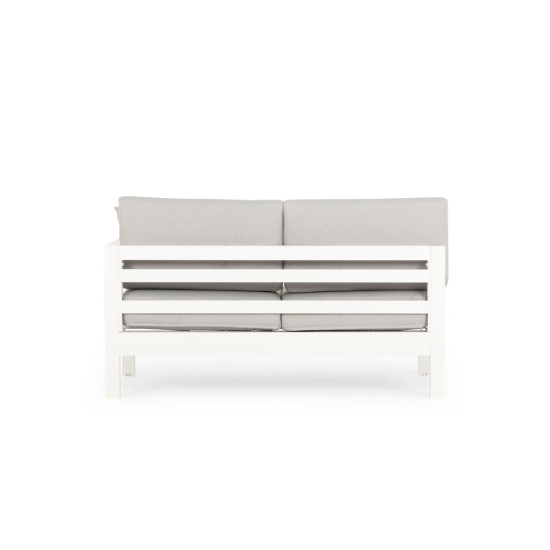 Venus Outdoor Modular 2 Seater 1 Arm RHF KD, White