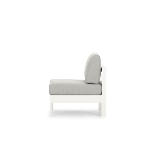 Venus Outdoor Modular One Seater No Arm KD, White