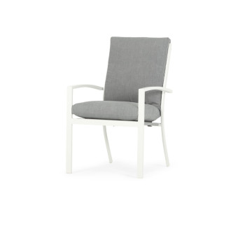 Inca II Outdoor Dining Chair, White