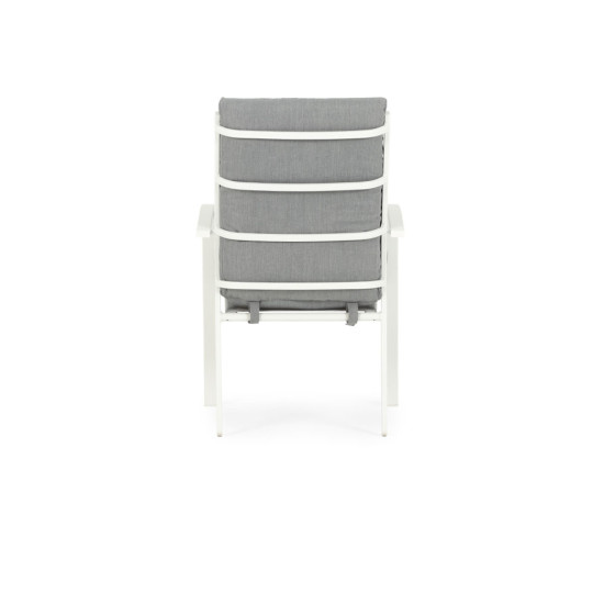 Inca II Outdoor Dining Chair, White