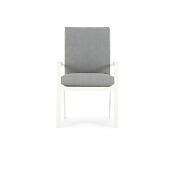 Inca II Outdoor Dining Chair, White