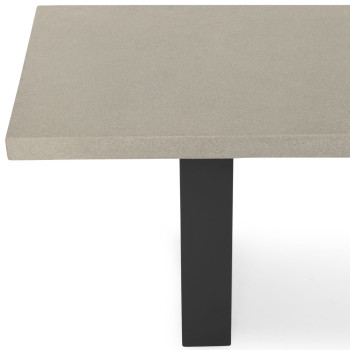 Capri GRC Outdoor Bench Seat - W200, Gunmetal