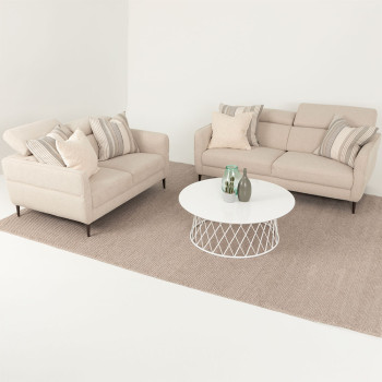 Kiera 2 Seater Sofa, Oatmeal