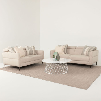 Kiera 2 Seater Sofa, Oatmeal