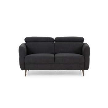 Kiera 2 Seater Sofa, Charcoal