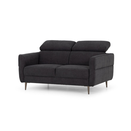Kiera 2 Seater Sofa, Charcoal