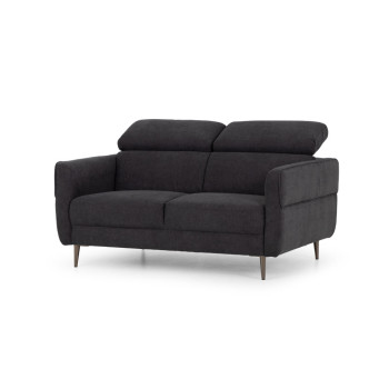 Kiera 2 Seater Sofa, Charcoal