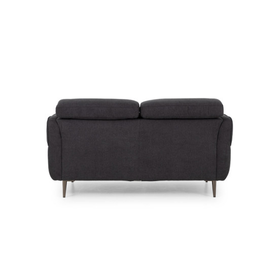 Kiera 2 Seater Sofa, Charcoal