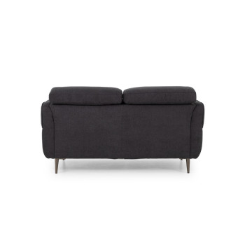 Kiera 2 Seater Sofa, Charcoal