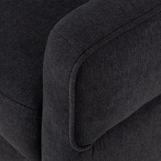 Kiera 2 Seater Sofa, Charcoal