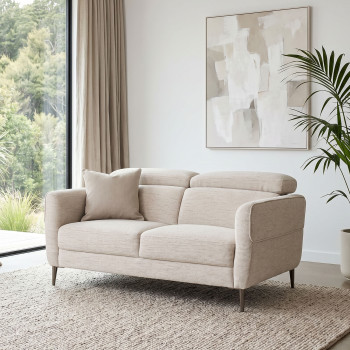 Kiera 2 Seater Sofa, Taupe